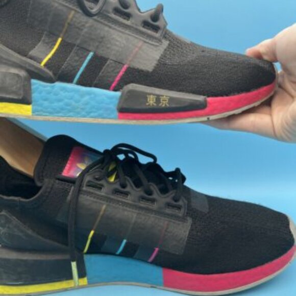 adidas FY1251 Mens Nmd_R1 V2 Sneakers Shoes - Size 10.5M TOKYO NIGHTS - Picture 5 of 12